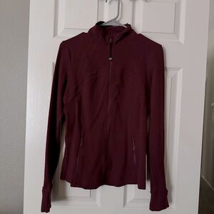 lululemon athletica Burgundy Full-Zip Hoodie